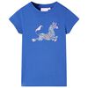 T-shirt pour enfants bleu cobalt 116