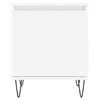 vidaXL Tables de chevet 2 pcs blanc 40x30x50 cm bois d'ingénierie
