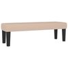 vidaXL Banc Cappuccino 100x30x30 cm Similicuir