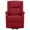 vidaXL Fauteuil de massage Rouge bordeaux Tissu