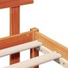 vidaXL Cadre de lit Marron 90 x 190 cm Bois de pin massif