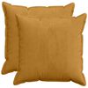 vidaXL Housse de coussin 2 pc HOUTEN Jaune 60 x 60 cm velours c&ocirc;tel&eacute;