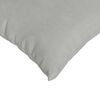 vidaXL Coussins de canapé 2 pcs Gris clair 80 x 40 cm tissu