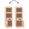 vidaXL Buffet haut 34x40x108,5 cm Bois massif de pin