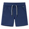 vidaXL Short pour enfants avec cordon de serrage bleu fonc&eacute; 140