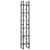 vidaXL Biblioth&egrave;que &agrave; 6 niveaux gris b&eacute;ton 40x30x210cm bois ing&eacute;nierie