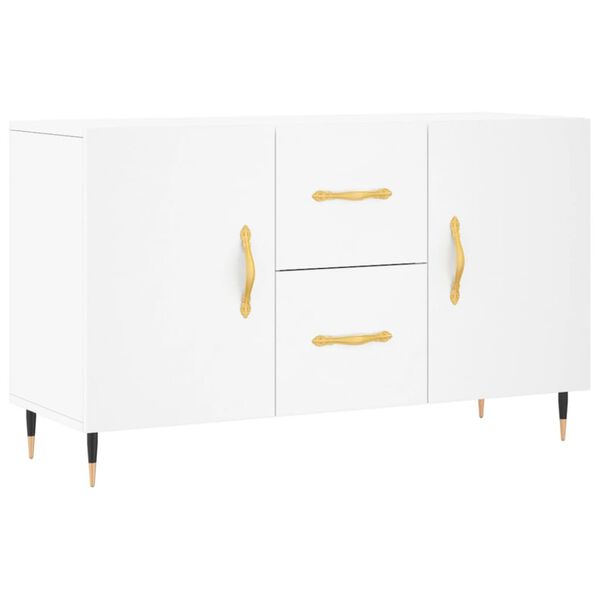 vidaXL Buffet blanc 100x36x60 cm bois d'ingénierie