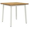 vidaXL Table &agrave; manger carr&eacute;e 70 x 70 x 75 cm Bois d'Acacia Massif