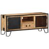 vidaXL Meuble TV 110x31x46 cm Bois de manguier brut