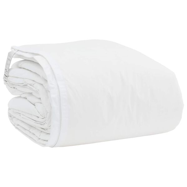 vidaXL Ensemble de Duvet avec oreiller 3 pcs Blanc Plume de canard