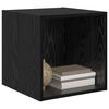 vidaXL Meuble mural Ch&ecirc;ne noir 37 x 37 x 37 cm Bois d'ing&eacute;nierie