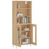 vidaXL Buffet haut Ch&ecirc;ne sonoma 69,5x34x180 cm Bois d'ing&eacute;nierie