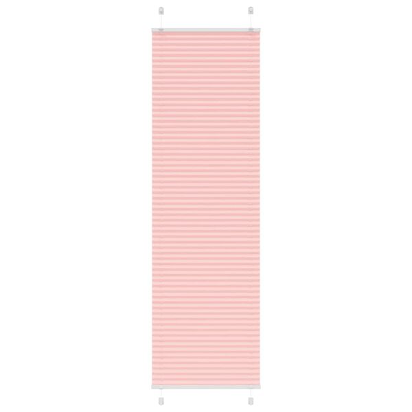 vidaXL Store pliss&eacute; rose 55x200 cm largeur du tissu 54,4 cm polyester
