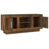 vidaXL Meuble TV ch&ecirc;ne fum&eacute; 102x35x45 cm bois d'ing&eacute;nierie
