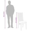 vidaXL Chaises &agrave; manger coussins 2 pcs bois massif caoutchouc