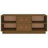 vidaXL Meuble TV Marron miel 100x34x40 cm Bois de pin massif