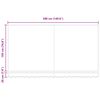 vidaXL Auvent R&eacute;tractable Beige 400 x 200 cm tissu