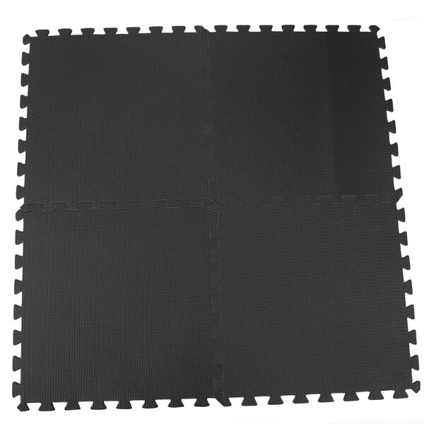 Pool Improve Protection de sol de piscine Noir 50x50 cm 8 pcs