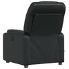 vidaXL Fauteuil de massage inclinable Noir Similicuir