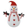 vidaXL Bonhomme de neige gonflable avec LED 460 cm