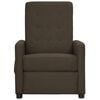 vidaXL Fauteuil de massage Marron Tissu