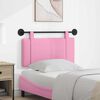 vidaXL T&ecirc;te de lit suspendue Montage mural Rose 100 x 55 x 5 cm tissu