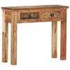 vidaXL Table console 90,5x30x75 cm Bois d'acacia et de r&eacute;cup&eacute;ration