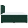 vidaXL Sommier &agrave; lattes de lit et matelas Vert fonc&eacute; 180x200cm Velours