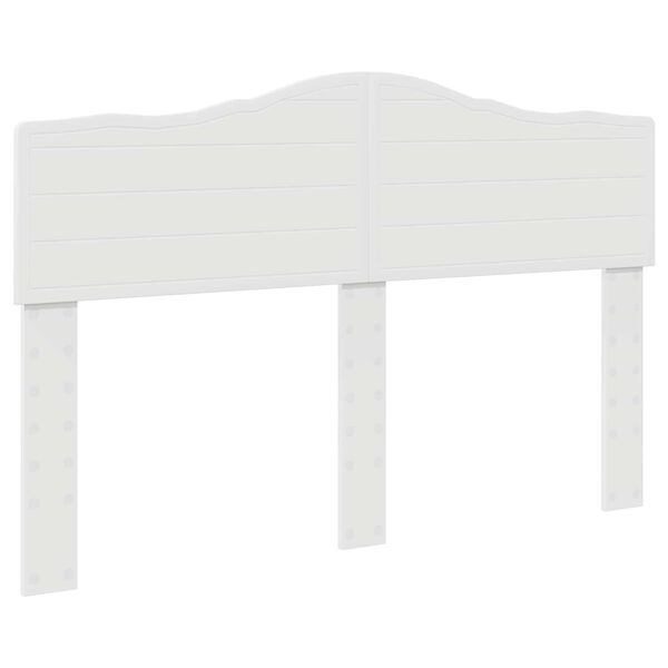vidaXL T&ecirc;te de lit Blanc 160 cm Bois d'ing&eacute;nierie