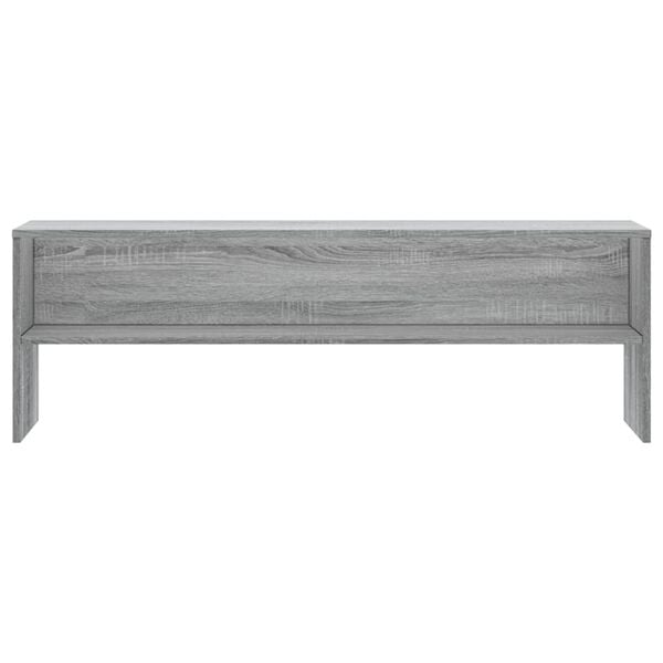vidaXL Meuble TV sonoma gris 120x40x40 cm bois d'ing&eacute;nierie