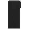 vidaXL Table console Chêne noir 90 x 36 x 75 cm Bois d'ingénierie