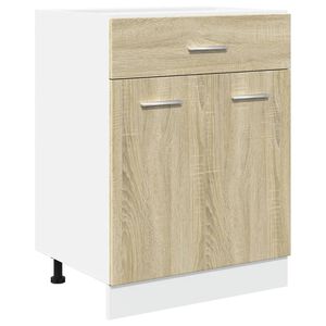 vidaXL Armoire &agrave; tiroirs "Lyon" Ch&ecirc;ne Sonoma 60 x 46 x 81,5 cm Bois d'ing&eacute;nierie