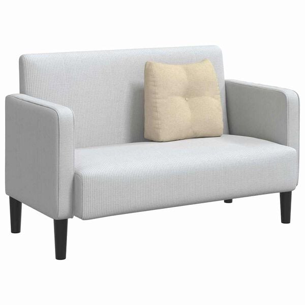 vidaXL Coussin de Dos Crème 45 x 24 x 50 cm tissu