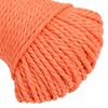 vidaXL Corde de travail Orange 6 mm 50 m Polypropyl&egrave;ne