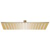 vidaXL Pomme de douche pluie Acier inoxydable 40x40 cm Carr&eacute;e Dor&eacute;
