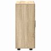 vidaXL Cabinet en Bois avec stockage Ch&ecirc;ne Sonoma 88,5 x 30,5 x 73 cm