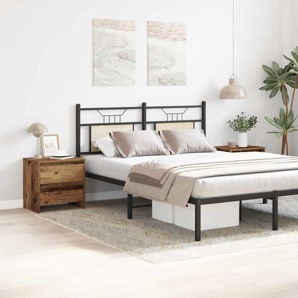 vidaXL Cabinet de chevet 2 pcs Bois ancien 45 x 34 x 44,5 cm