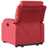 vidaXL Fauteuil inclinable Rouge Similicuir