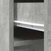 vidaXL Buffet haut gris béton 37,5x35x180 cm bois d'ingénierie