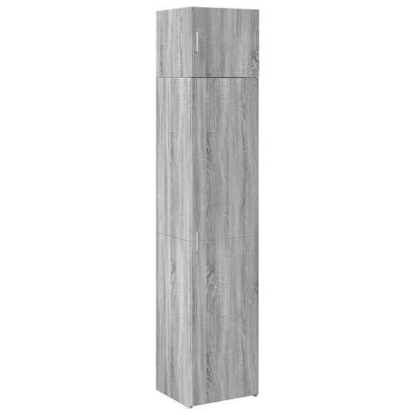 vidaXL Armoire de rangement mince sonoma gris 45x42,5x225 cm