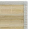 vidaXL Tapis en bambou naturel &agrave; latte rectangulaire 150 x 200 cm