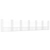 vidaXL Panier de gabion en forme de U avec 7 poteaux Fer 740x20x150 cm