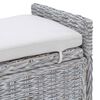 vidaXL Banc de rangement Blanchiment 110 x 40 x 50 cm Rotin