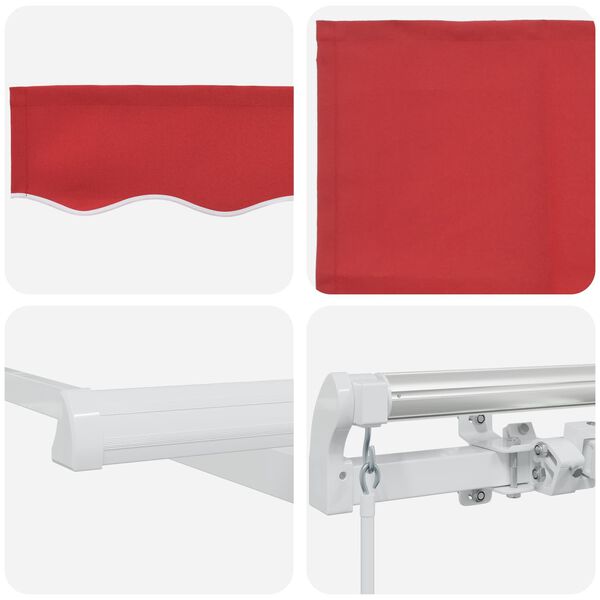 vidaXL Auvent Rouge 300 x 250 x 165 cm Polyester