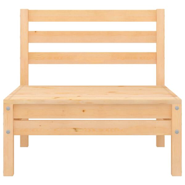 vidaXL Salon de jardin 4 pcs Bois de pin massif