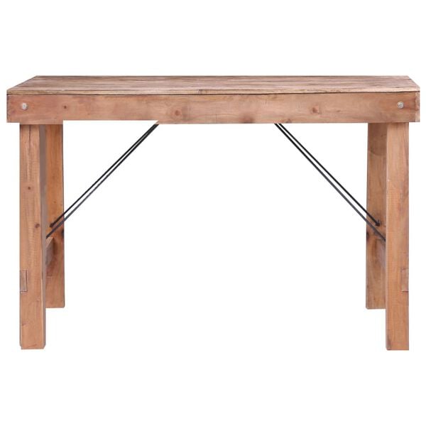 vidaXL Table de salle à manger 120x60x80cm Bois de récupération solide
