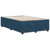 vidaXL Cadre de lit sans matelas bleu 120x190 cm velours