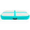 vidaXL Tapis gonflable de gymnastique avec pompe 60x100x10 cm PVC Vert