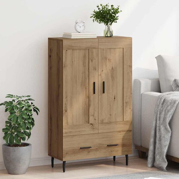 vidaXL Haut Armoire avec tiroir Chêne artisanal 69,5 x 31 x 115 cm