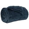 vidaXL Couvertures &agrave; jeter 6 pcs Bleu marine 130 x 150 cm Toison